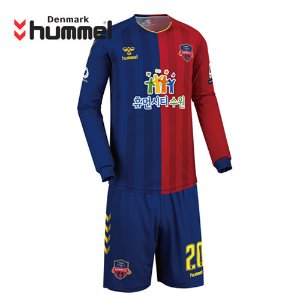 [험멜]HM-1359(블루/레드) Uniform 축구 Home 유니폼 /&#039;19 수원FC Uniform