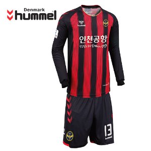 [험멜]HM-1356(레드/블랙) Uniform 축구 Home 유니폼 /&#039;19 인천유나이티드 Uniform