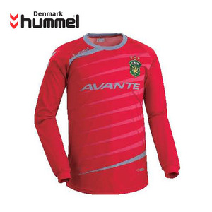 [험멜]HM-1299(레드) 축구유니폼 상,하세트(하의 색상선택)