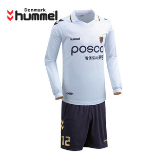 [험멜]HM-1332(화이트/네이비) Uniform 축구 어웨이 유니폼 /&#039;포항스틸러스 Uniform  