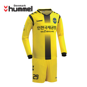 [험멜]HM-1334(옐로우/블랙) Uniform 축구 어웨이 유니폼 / 인천 유나이티드 Uniform  