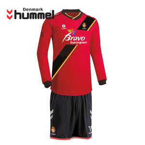 [험멜]HM-1342(레드) Uniform 축구 홈 유니폼 /&#039;17 경남FC 홈 Uniform