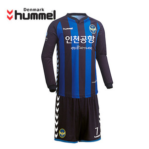 [험멜]HM-1340(블루/블랙) Uniform 축구 홈 유니폼 /&#039;17 인천 유나이티드 홈 Uniform