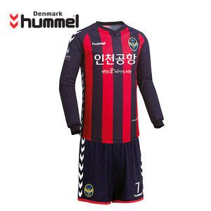 [험멜]HM-1340(레드/네이비) Uniform 축구 홈 유니폼 /&#039;17 인천 유나이티드 홈 Uniform