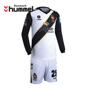 [험멜]HM-1350(화이트/블랙) Uniform 축구 Away 유니폼 /&#039;18 경남FC Uniform