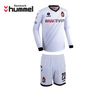 [험멜]HM-1367(화이트) Uniform 축구 AWAY 유니폼 /&#039;20 경남 FC Uniform